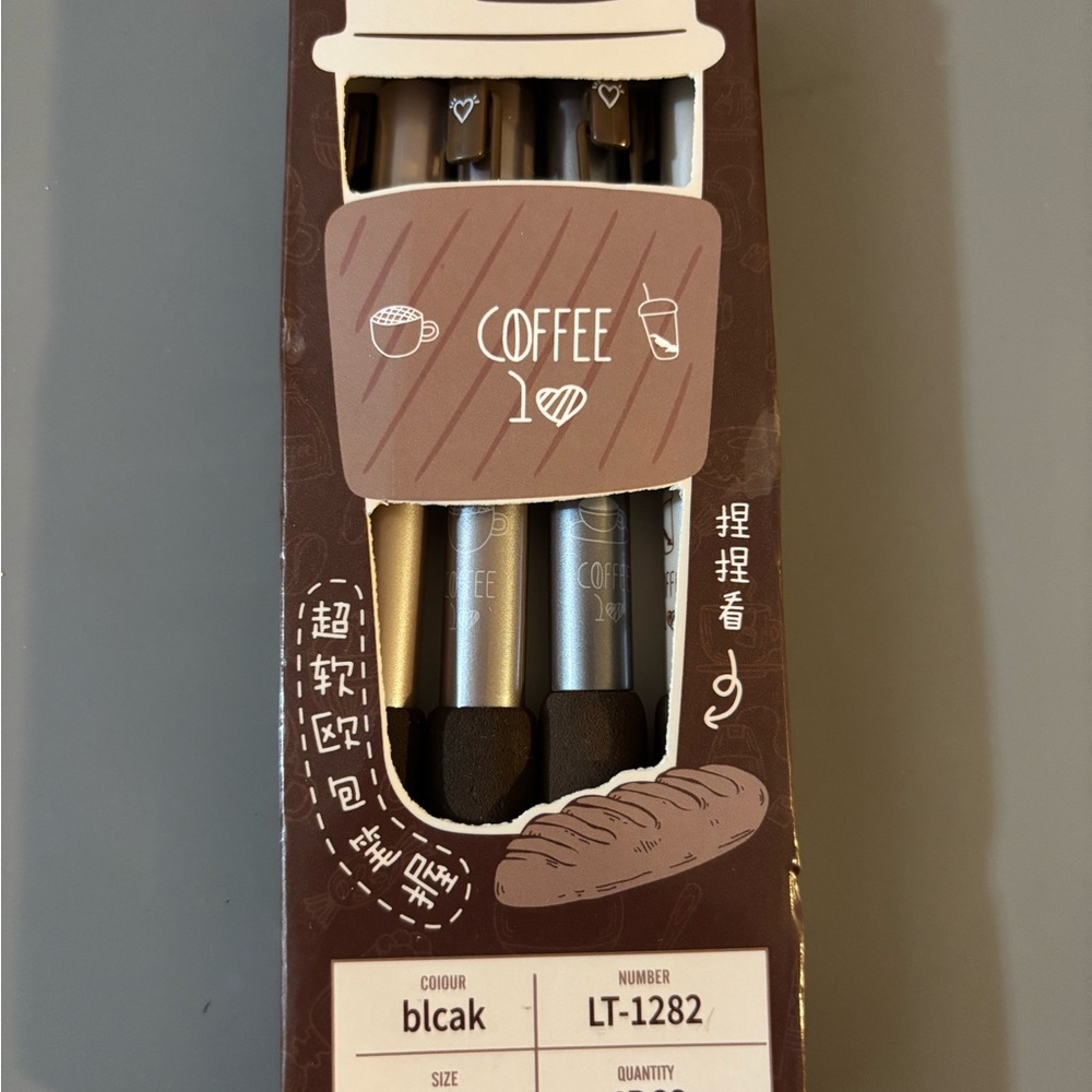 Colorful Coffee-Themed Notebook and pen set - Picture 2 of 7